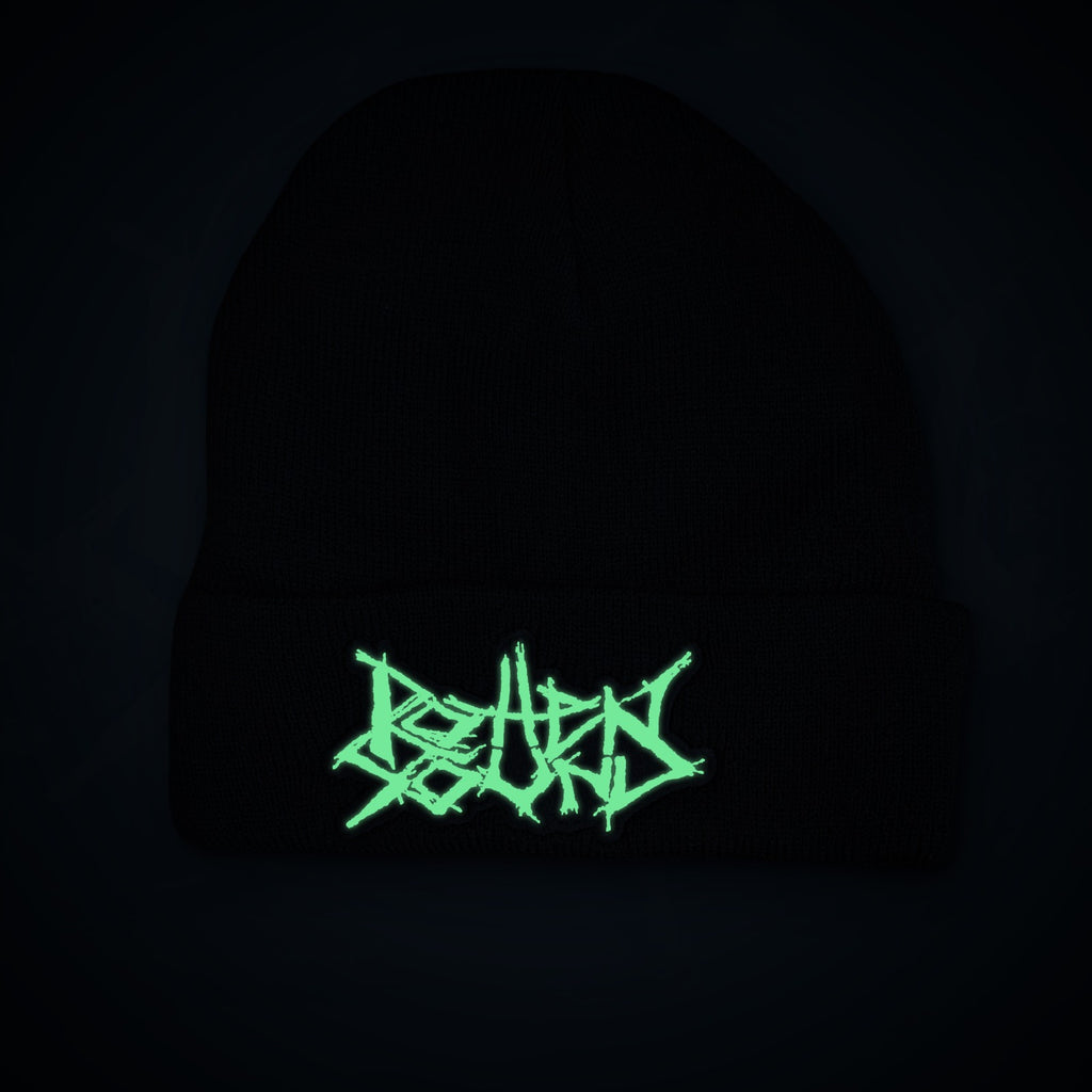 ROTTEN SOUND - (Glow in the Dark) Logo - (Black) Beanie