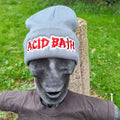 ACID BATH - (Glow in the Dark) Logo - (Grey) Beanie