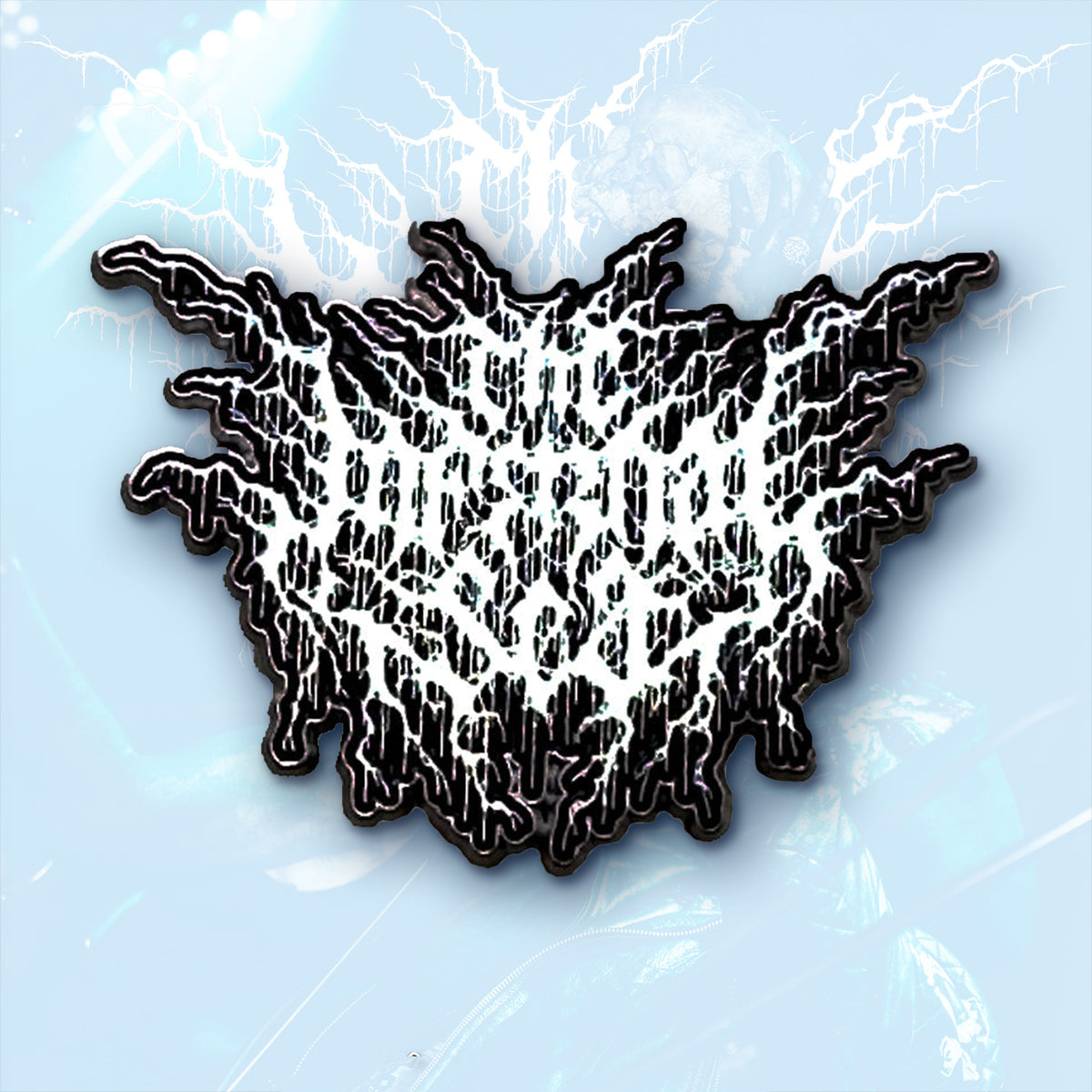 THE INFERNAL SEA - Logo - Patch + Pin BUNDLE