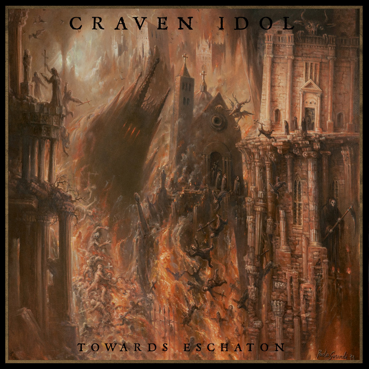 CRAVEN IDOL – Towards Eschaton (Ltd. "Fire-Orange") LP