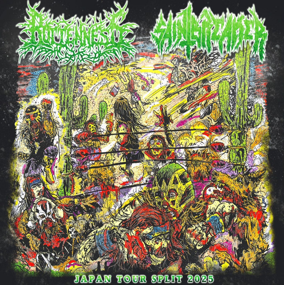 ROTTENNESS / SAINTBREAKER - Japan Tour Split 2025 (Japan Import) CD