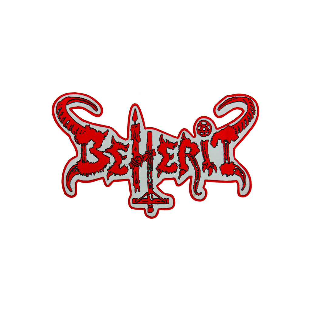 BEHERIT - Logo - Oversized Woven Patch