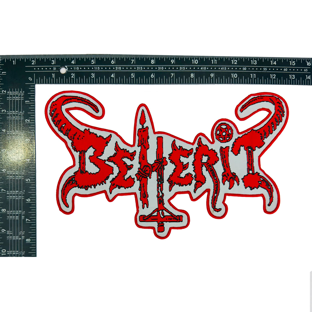 BEHERIT - Logo - Oversized Woven Patch