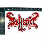 BEHERIT - Logo - Oversized Woven Patch