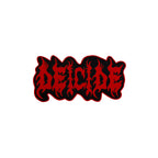 DEICIDE - (Red) Logo - Oversized Woven Patch
