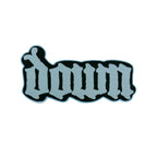 DOWN - Logo - Oversized Woven Patch
