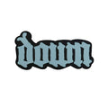 DOWN - Logo - Oversized Woven Patch