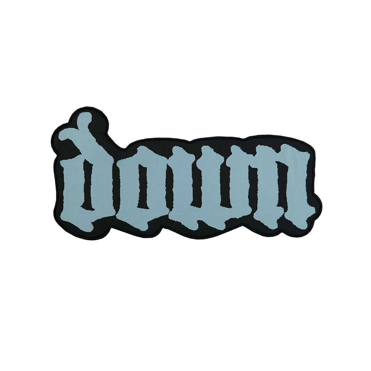 DOWN - Logo - Oversized Woven Patch