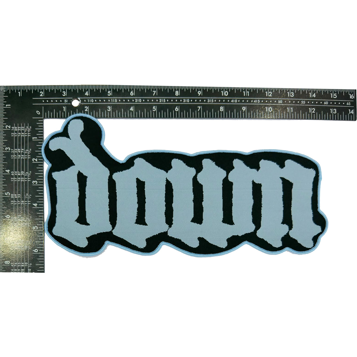 DOWN - Logo - Oversized Woven Patch