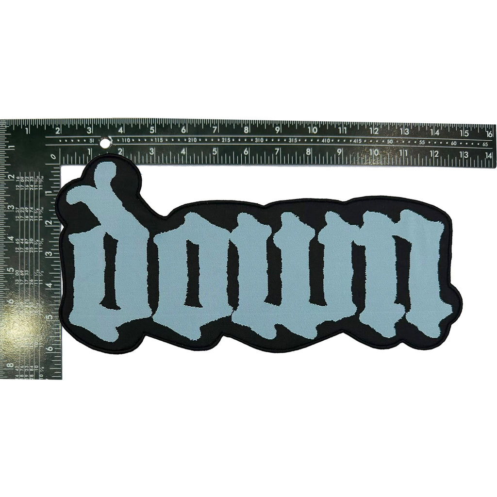 DOWN - Logo - Oversized Woven Patch