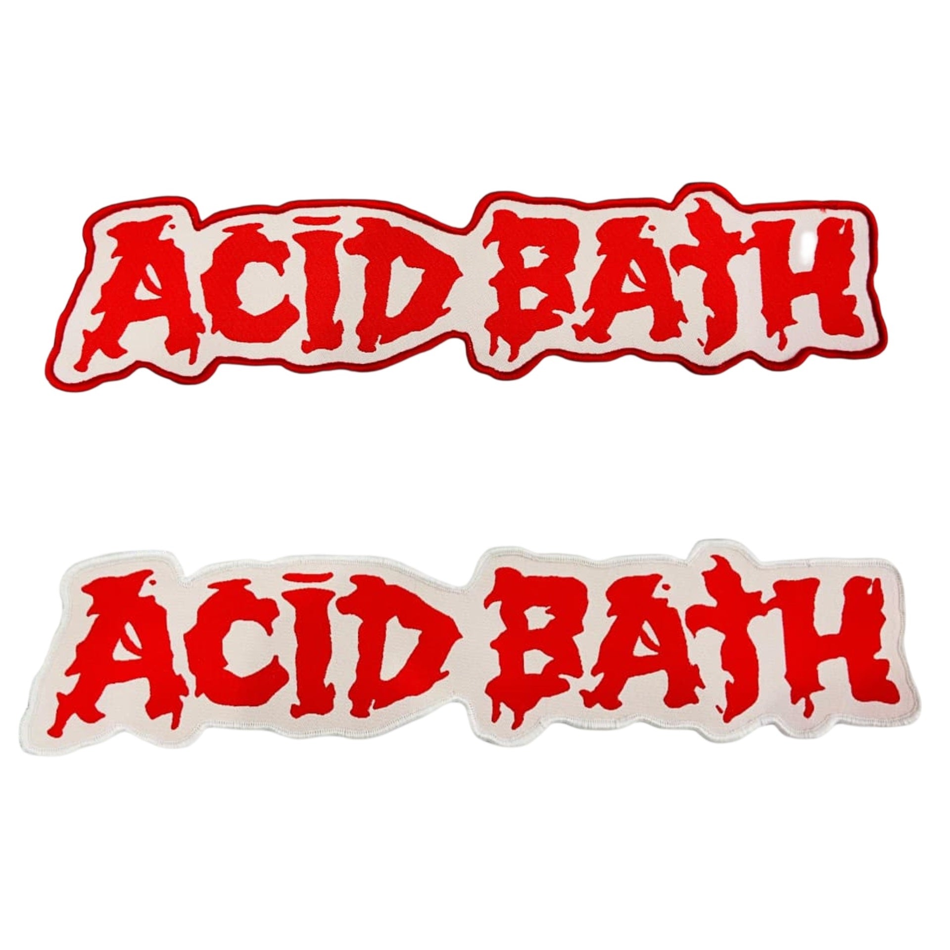 ACID BATH - Logo - Oversized Woven Patch