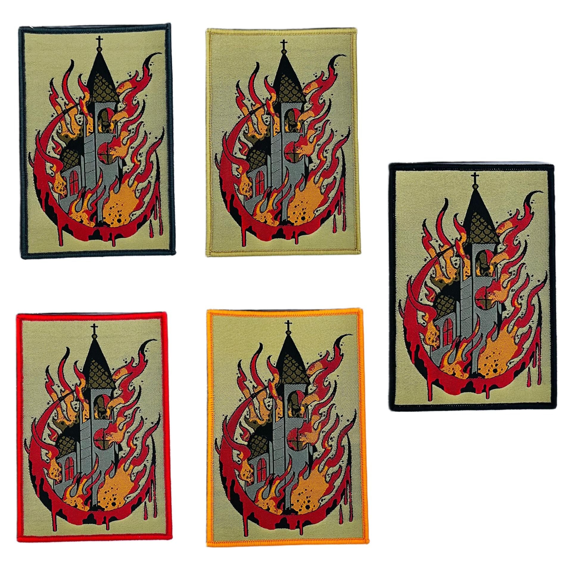 BURN YOUR LOCAL CHURCH - Woven Patch
