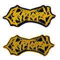 CRYPTOPSY - Yellow Logo - Oversized Woven Patch