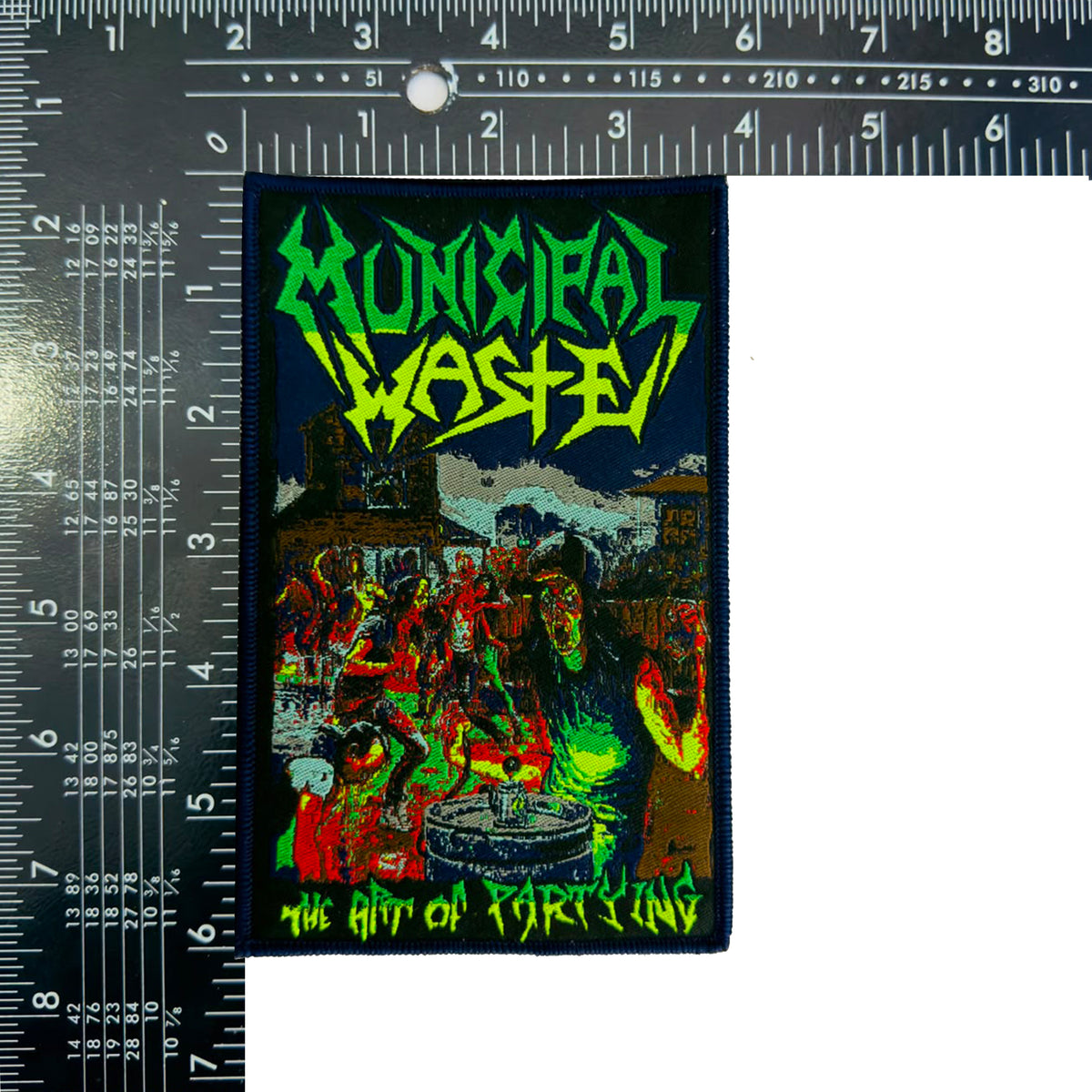 MUNICIPAL WASTE - The Art of Partying - Woven Patch