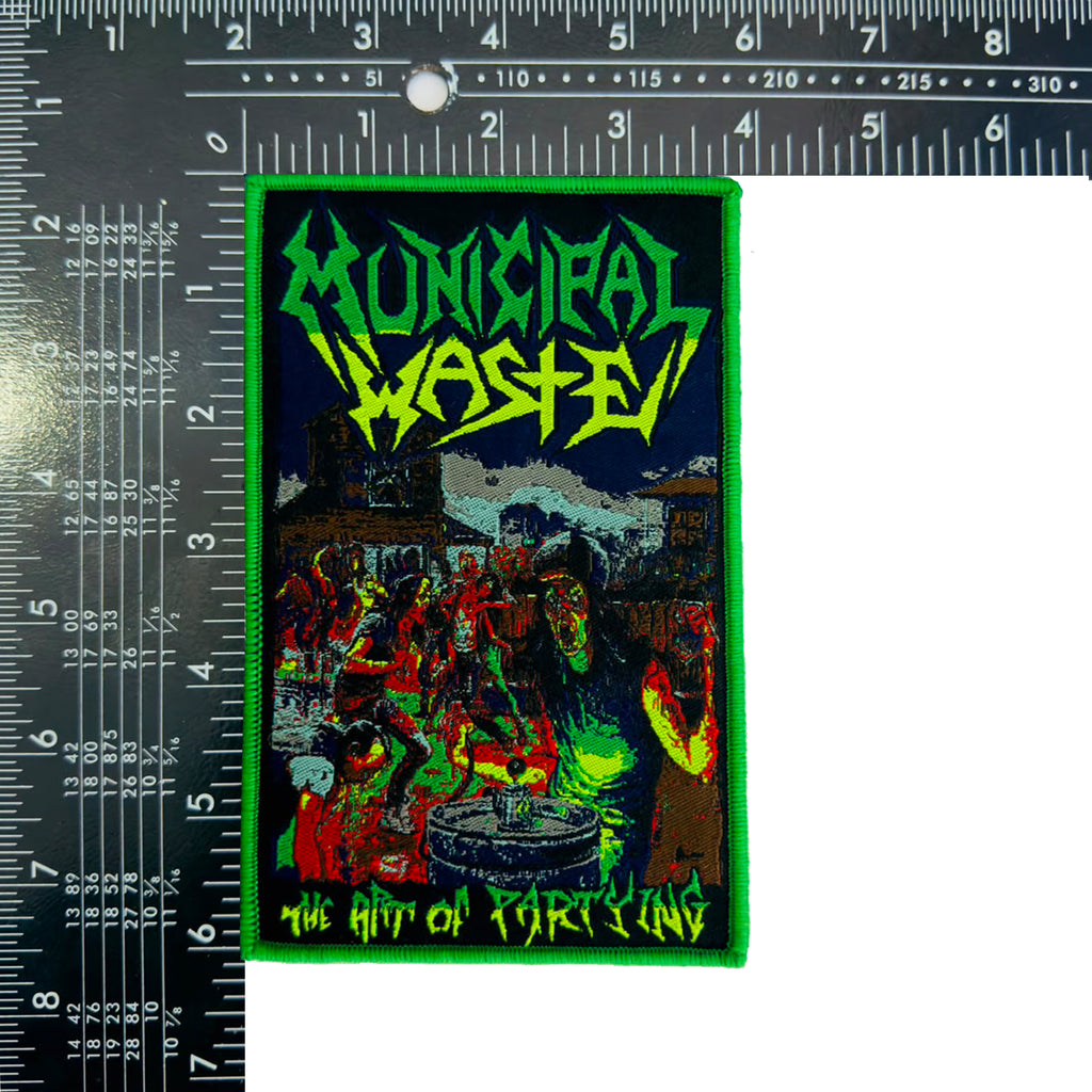 MUNICIPAL WASTE - The Art of Partying - Woven Patch