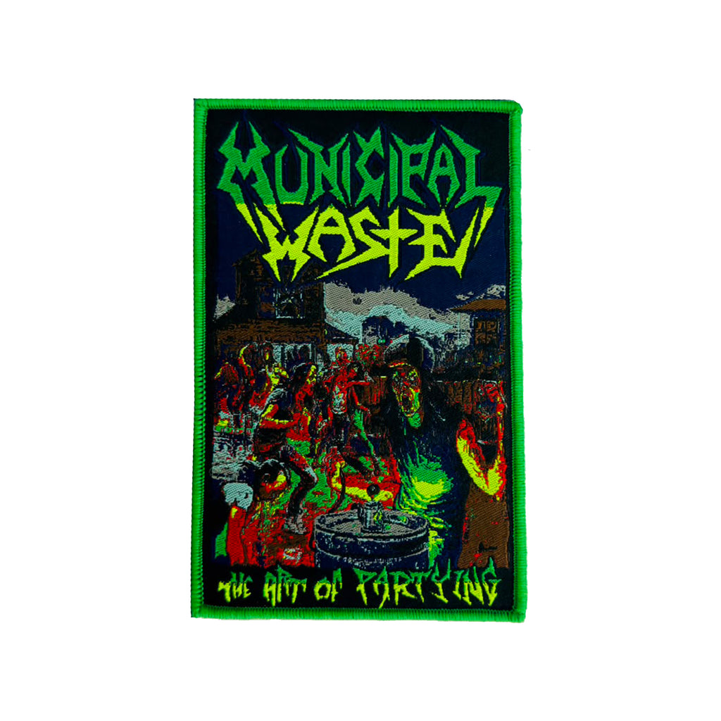 MUNICIPAL WASTE - The Art of Partying - Woven Patch