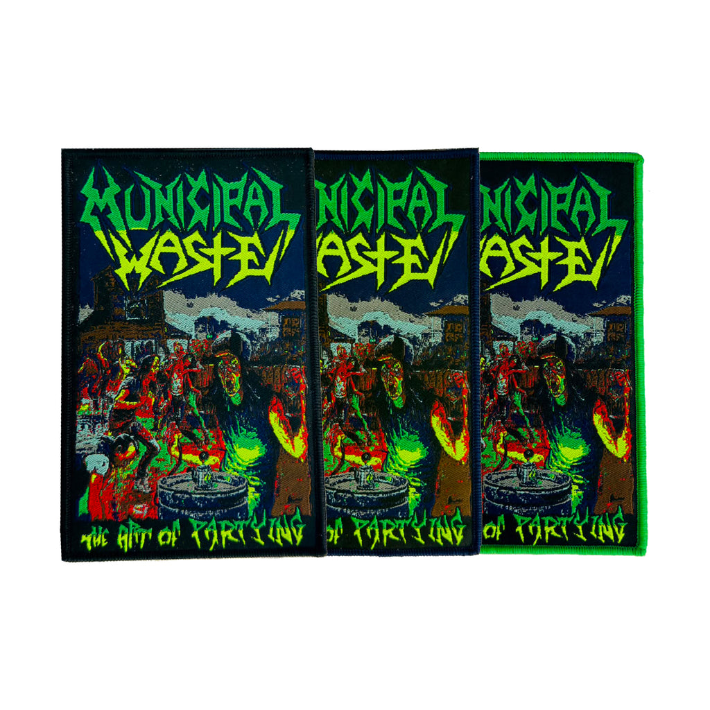 MUNICIPAL WASTE - The Art of Partying - Woven Patch