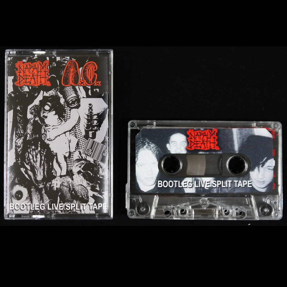 NAPALM DEATH / ANAL CUNT - Split MC Tape