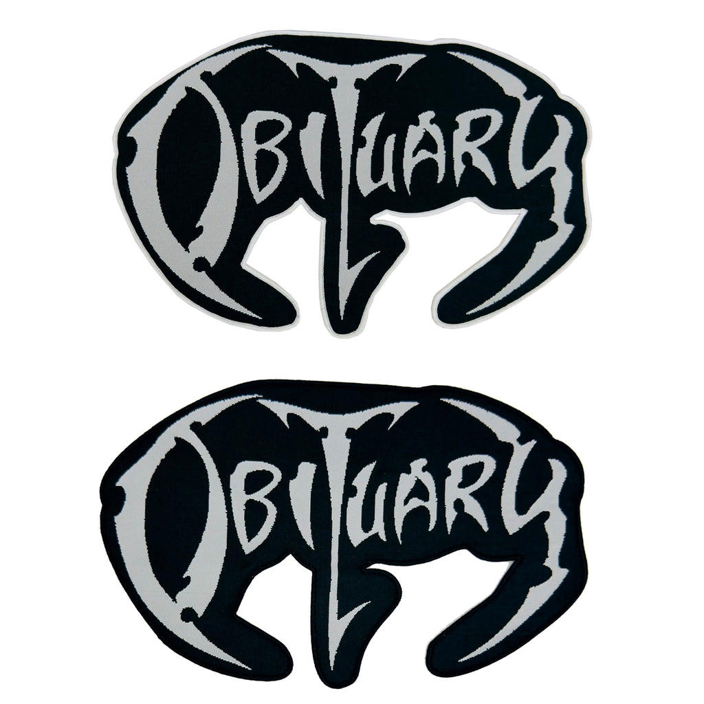 OBITUARY Logo oversized woven patch