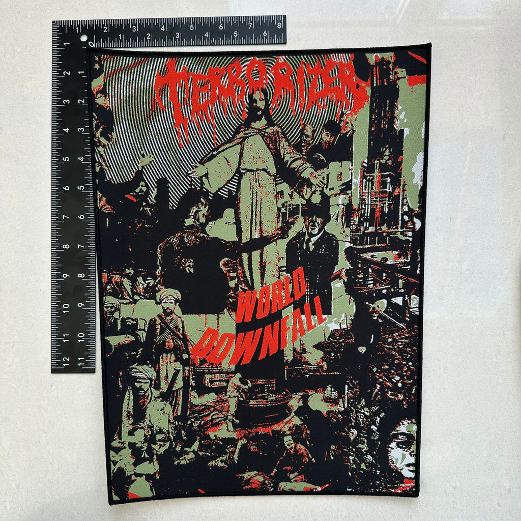 TERRORIZER - World Downfall - Woven Backpatch