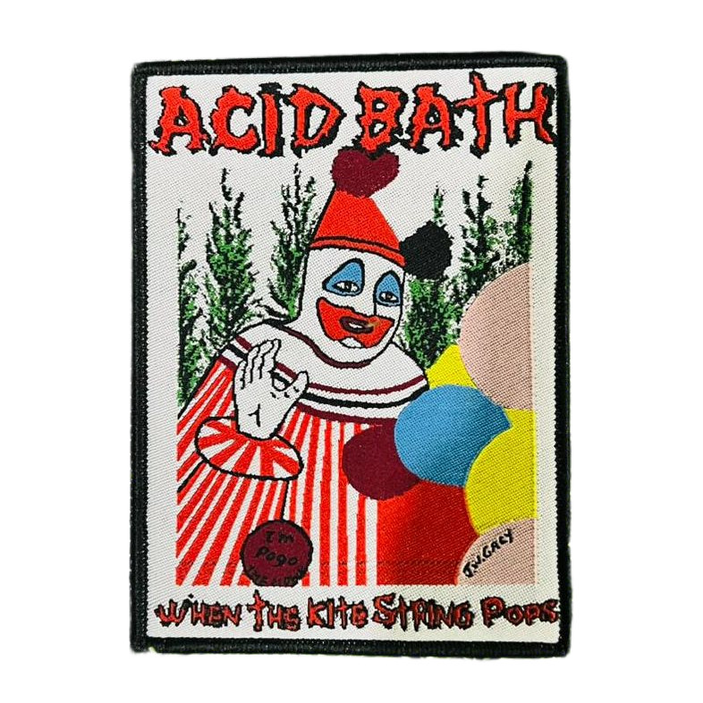 ACID BATH - When the Kite String Pops - Woven Patch
