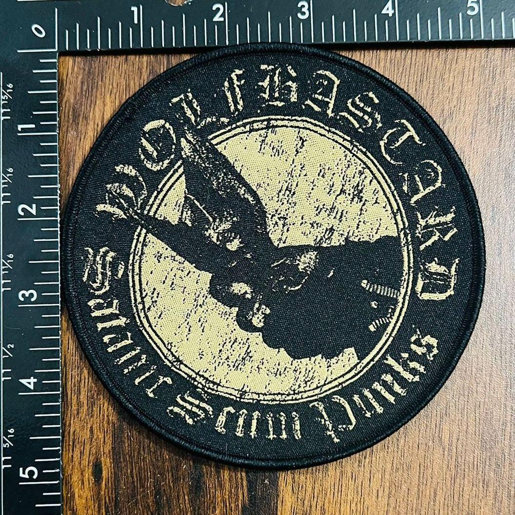 WOLFBASTARD  - Satanic Scum Punks - Woven Patch