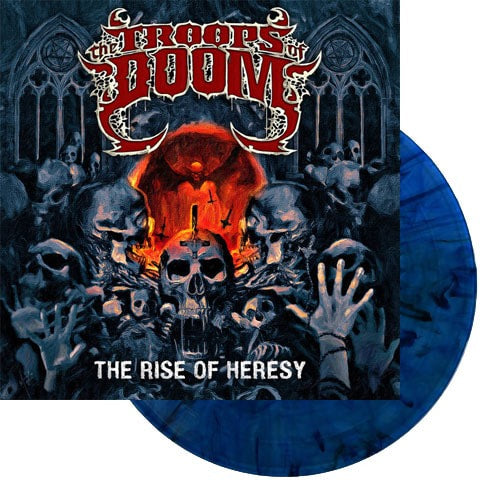 THE TROOPS OF DOOM ‎– The Rise Of Heresy (Blue Marbled) LP