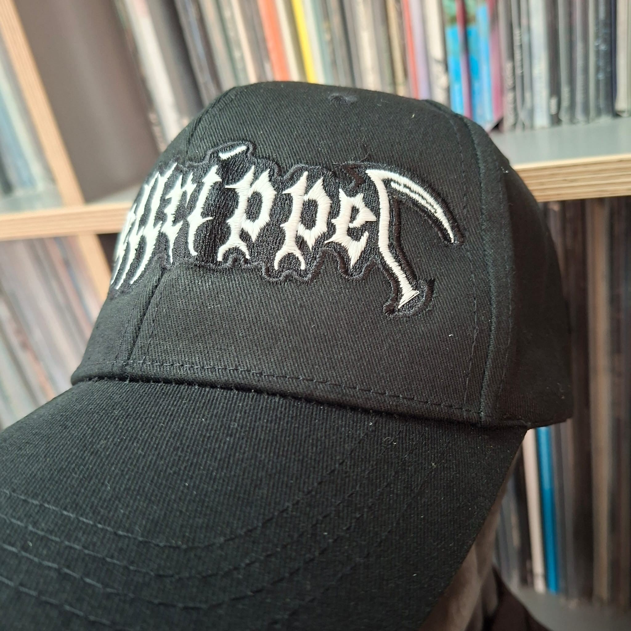 HELLRIPPER - (Glow in the Dark) Scythe Logo - BASEBALL CAP