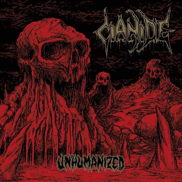CIANIDE - Unhumanized (Red Gold Swirl) LP