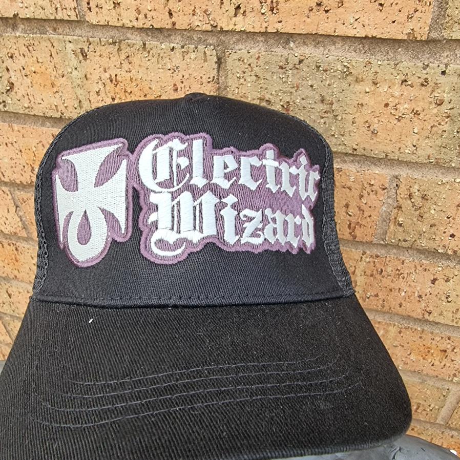 ELECTRIC WIZARD - (Glow in the Dark) Logo TRUCKER CAP