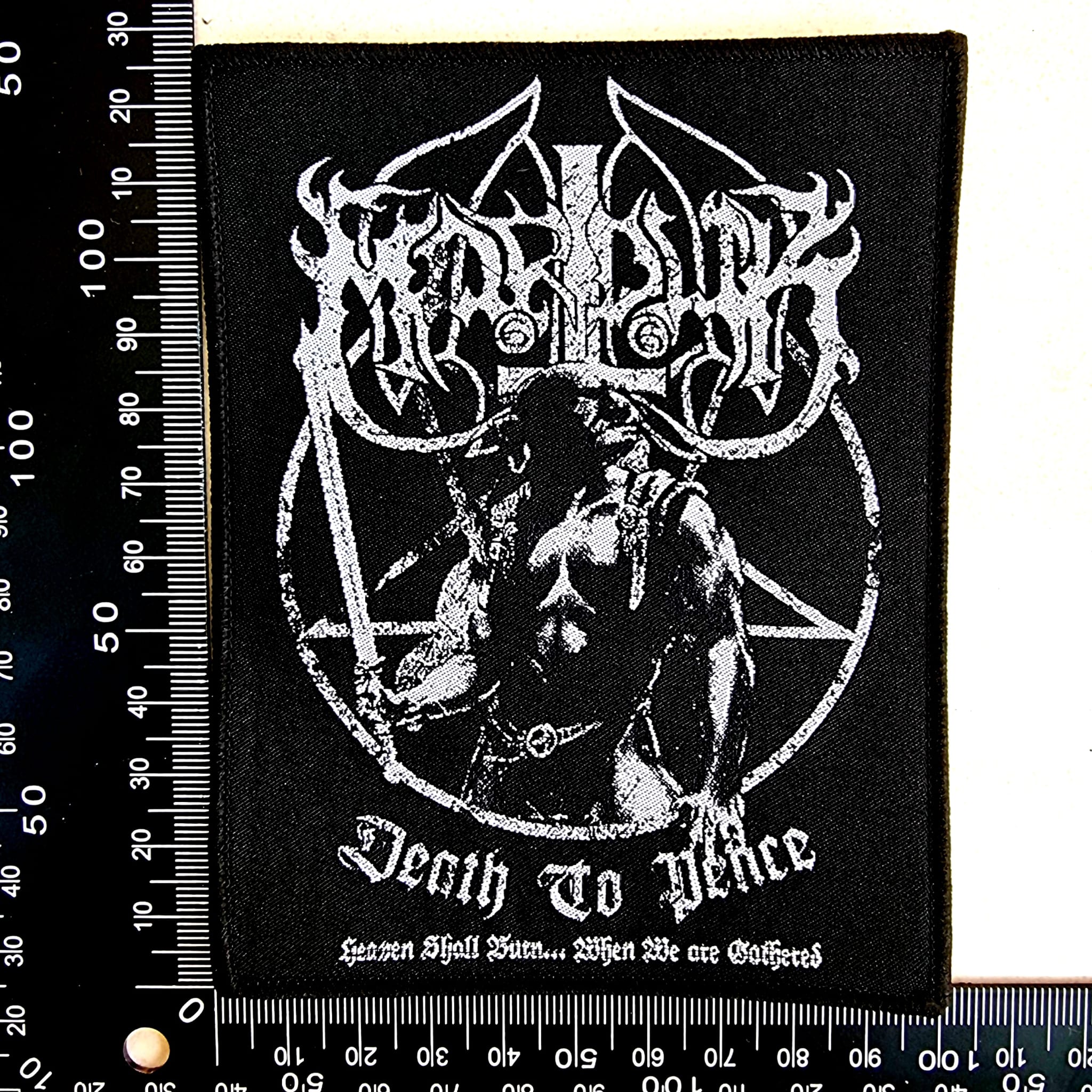 MARDUK - Death To Peace - Heaven Shall Burn... When We Are Gathered - Woven Patch