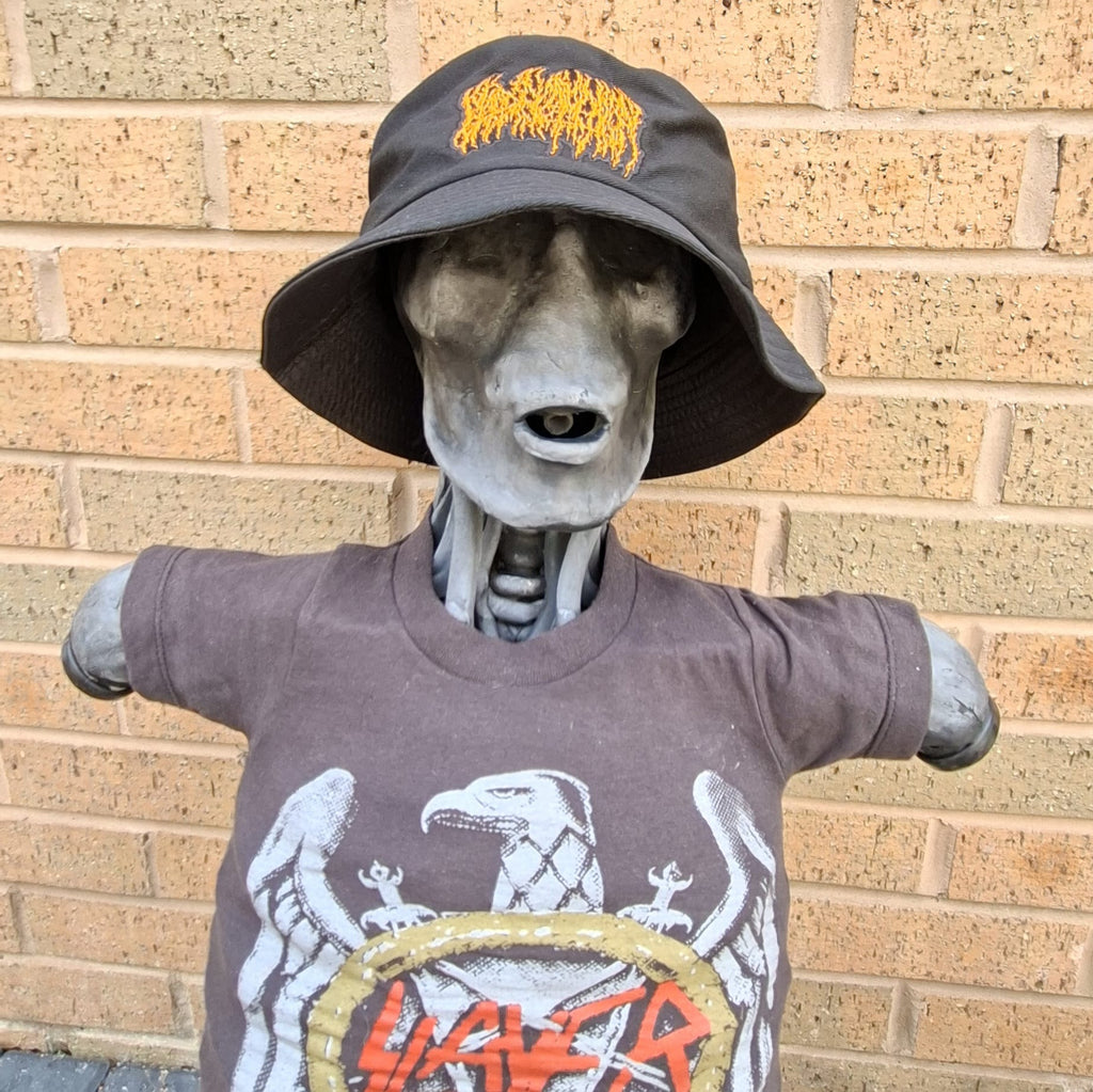 BLOOD INCANTATION - (Neon Orange) Logo - BUCKET HAT