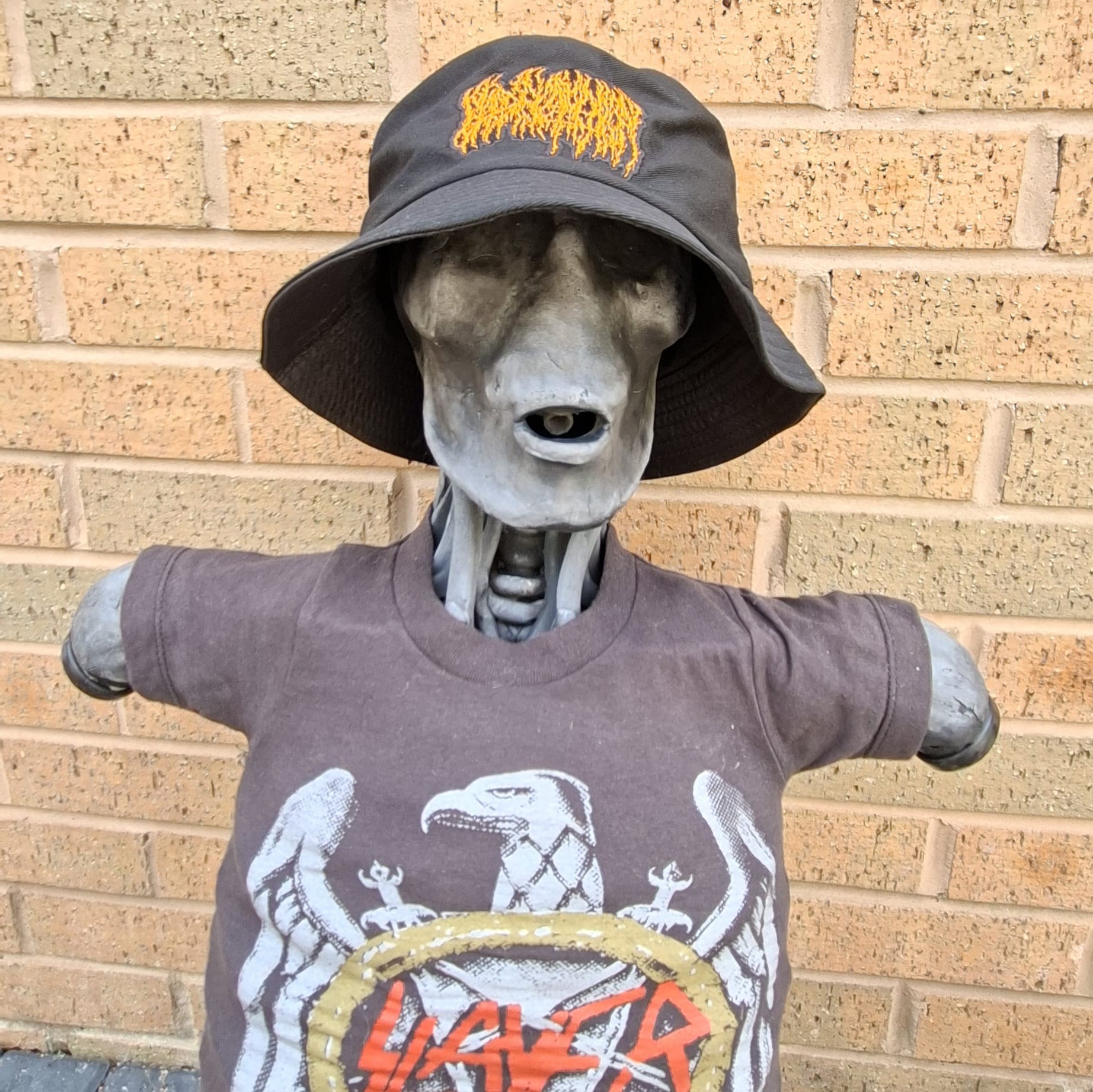 BLOOD INCANTATION - (Neon Orange) Logo - BUCKET HAT