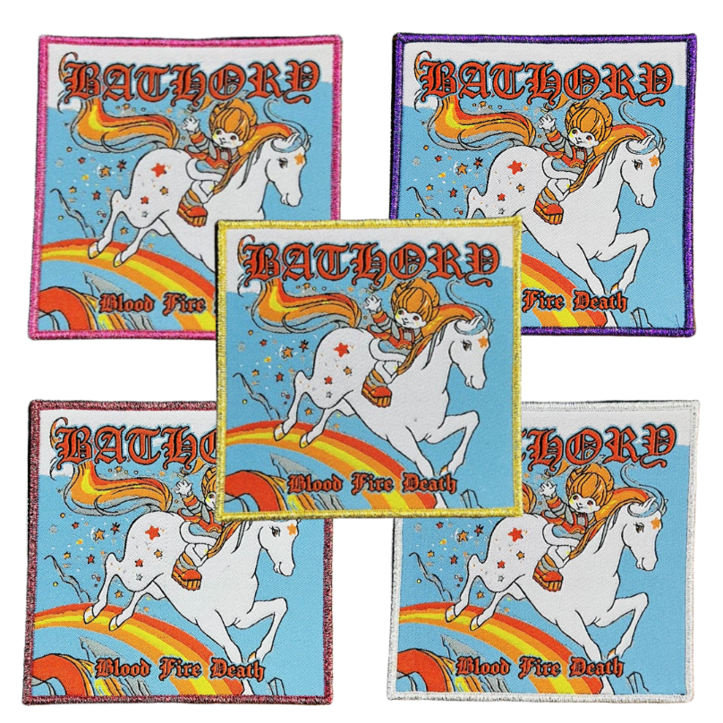 BATHORY - Blood Fire Death Unicorn - Woven Patch