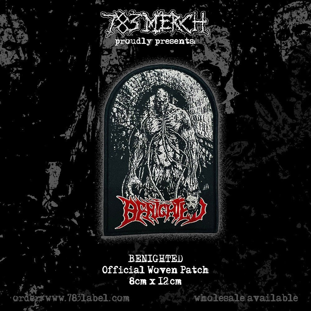 BENIGHTED - Asylum Cave - Woven Patch