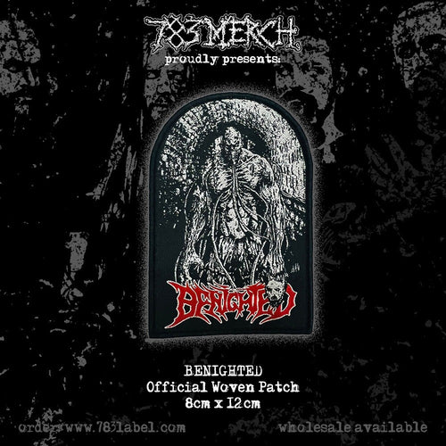 BENIGHTED - Asylum Cave - Woven Patch