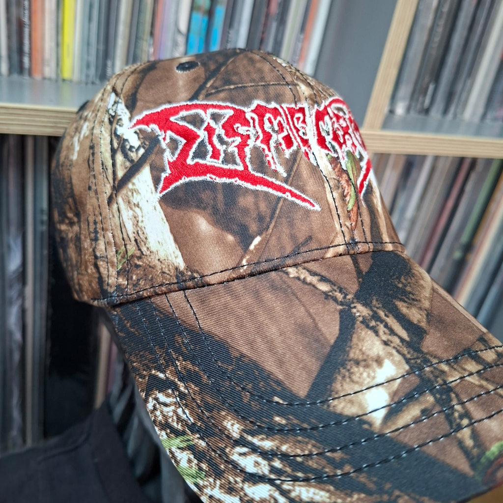 DISMEMBER - Logo - CAMO LEAF BASEBALL CAP