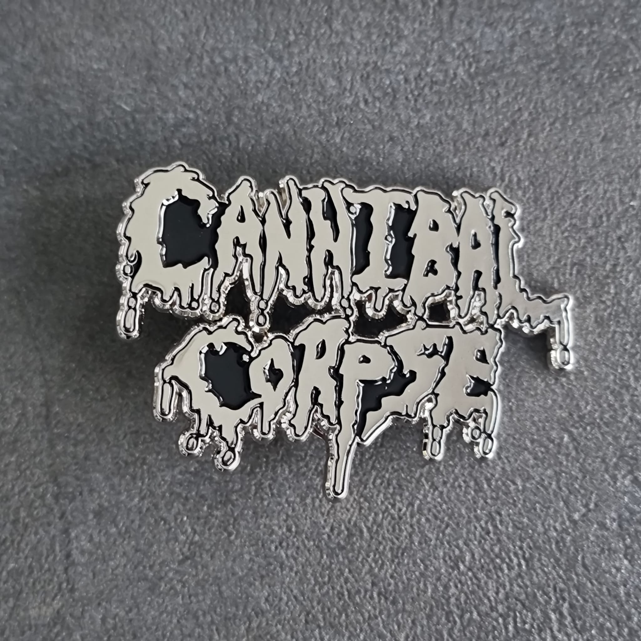 CANNIBAL CORPSE Old Logo Enamel Pin
