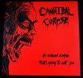 CANNIBAL CORPSE - An Undead Corpse That's Going To Eat You (Transparent Red Ltd. 300) LP