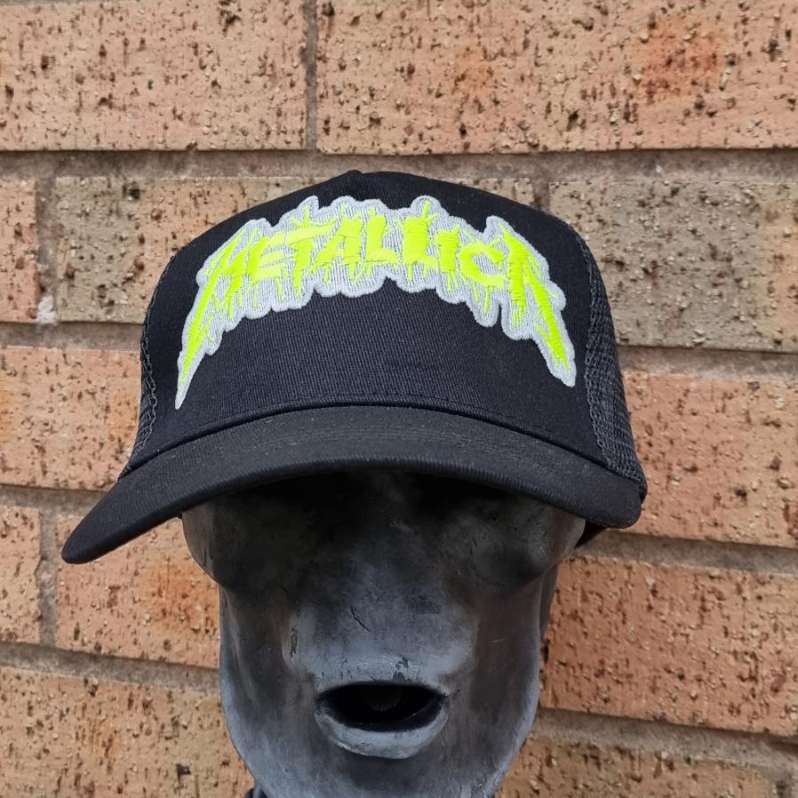 METALLICA - Splatter (Glow in the Dark) Logo BASEBALL CAP