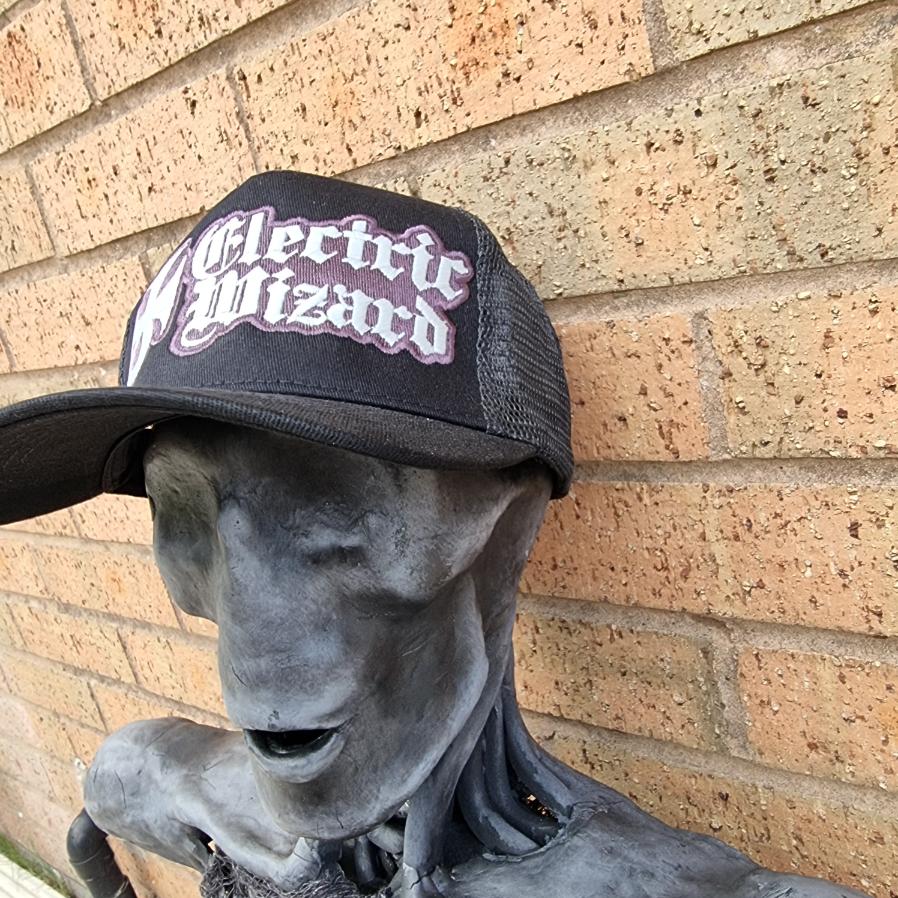ELECTRIC WIZARD - (Glow in the Dark) Logo TRUCKER CAP