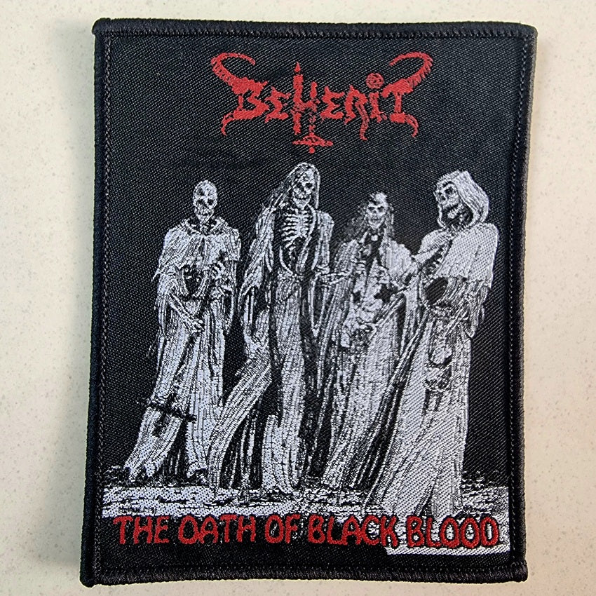 BEHERIT - The Oath of Black Blood - Woven Patch
