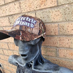 ELECTRIC WIZARD - (Glow in the Dark) Logo LEAF CAMO BASEBALL CAP