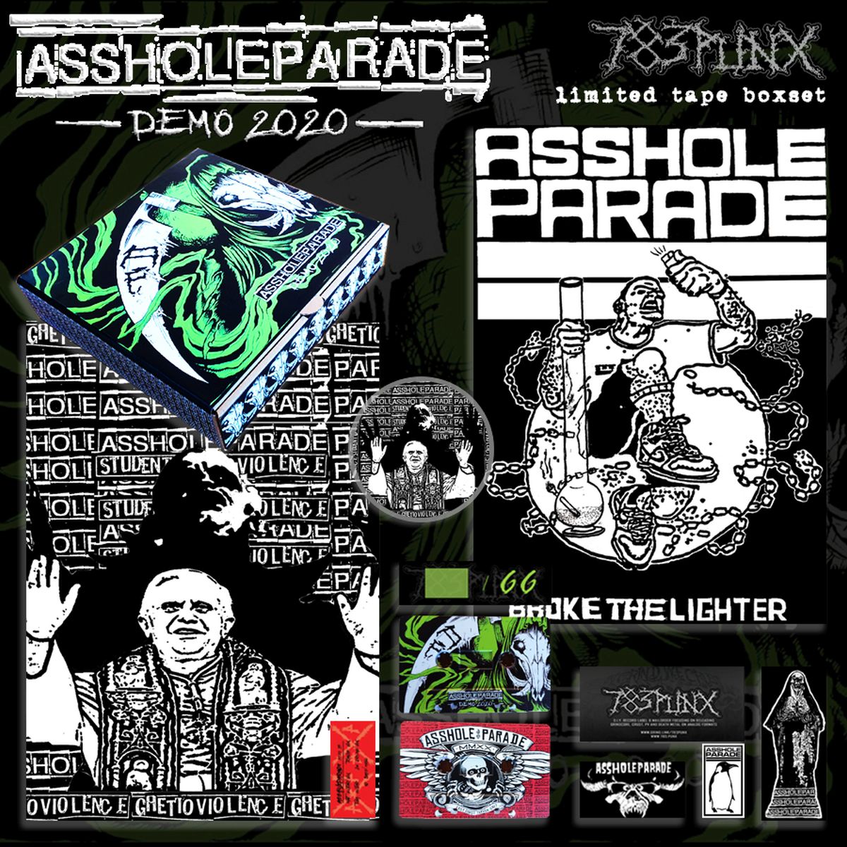 AssholeParade - Demo 2020 Tape Boxset