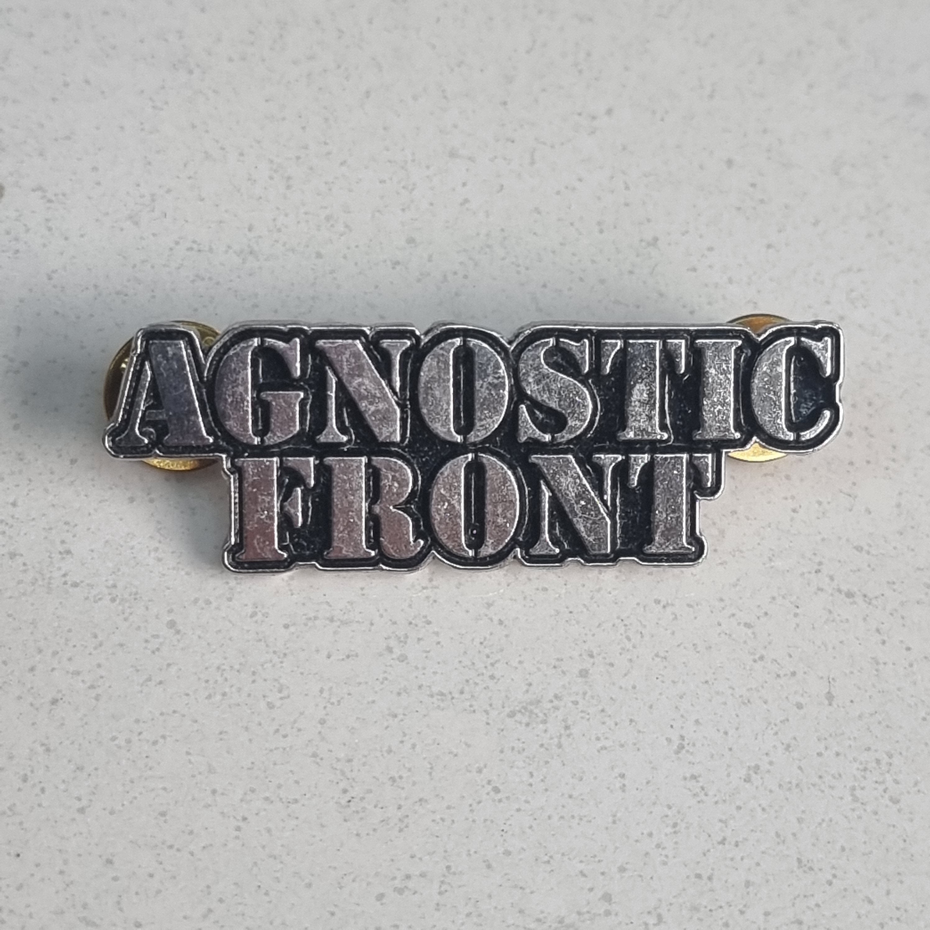 AGNOSTIC FRONT Logo Enamel Pin