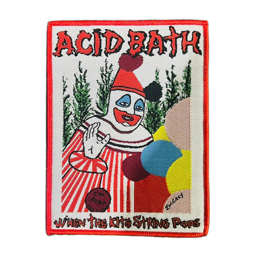 ACID BATH - When the Kite String Pops - Woven Patch