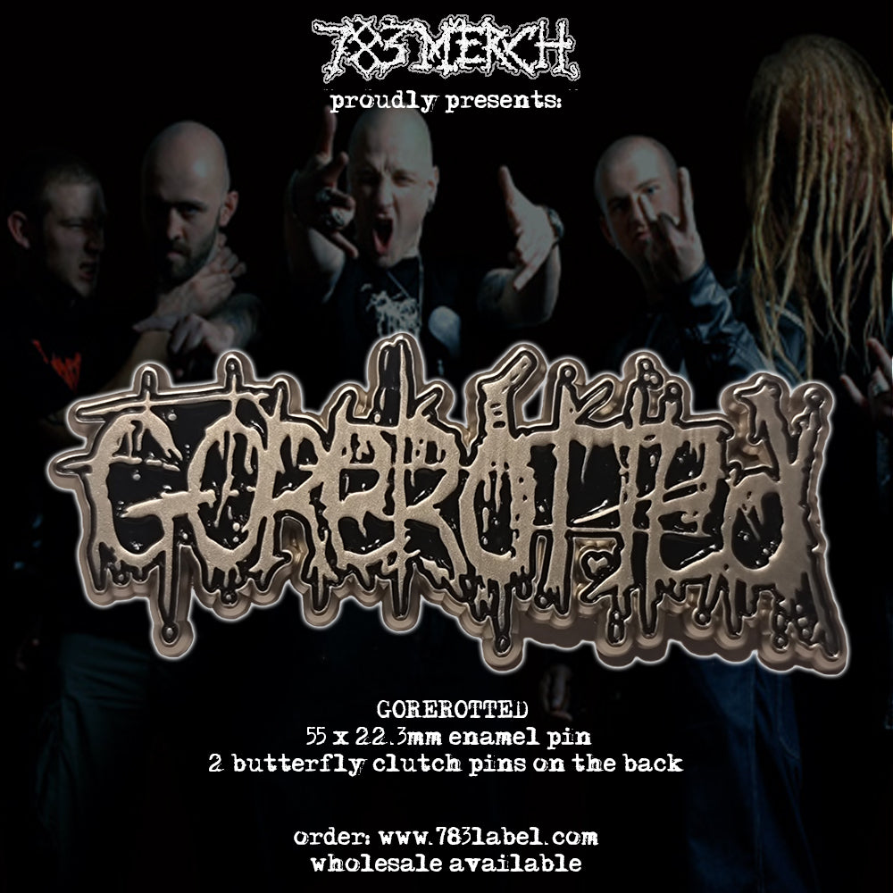 GOREROTTED - Logo - Enamel Pin