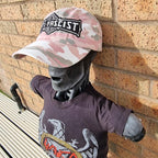 ANTI FASCIST - Bolt Thrower (Glow in the Dark) Logo Tribute - PINK CAMO DAD CAP