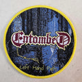ENTOMBED - Left Hand Path - (Round, Yellow Border) Woven Patch