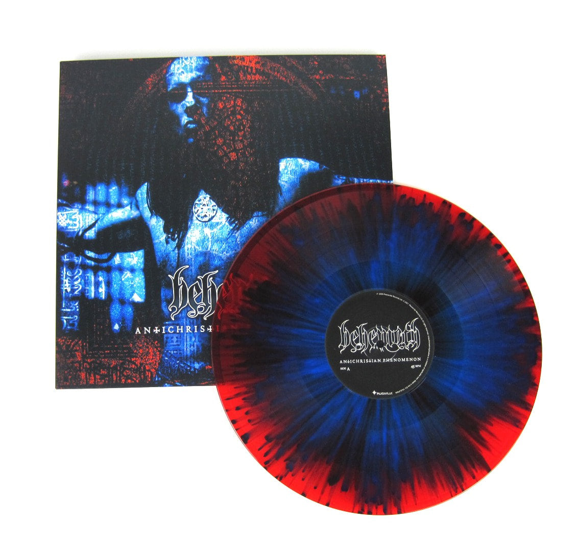 BEHEMOTH  ‎– Antichristian Phenomenon (Blue / Red Splatter Ltd 333 SIGNED)
